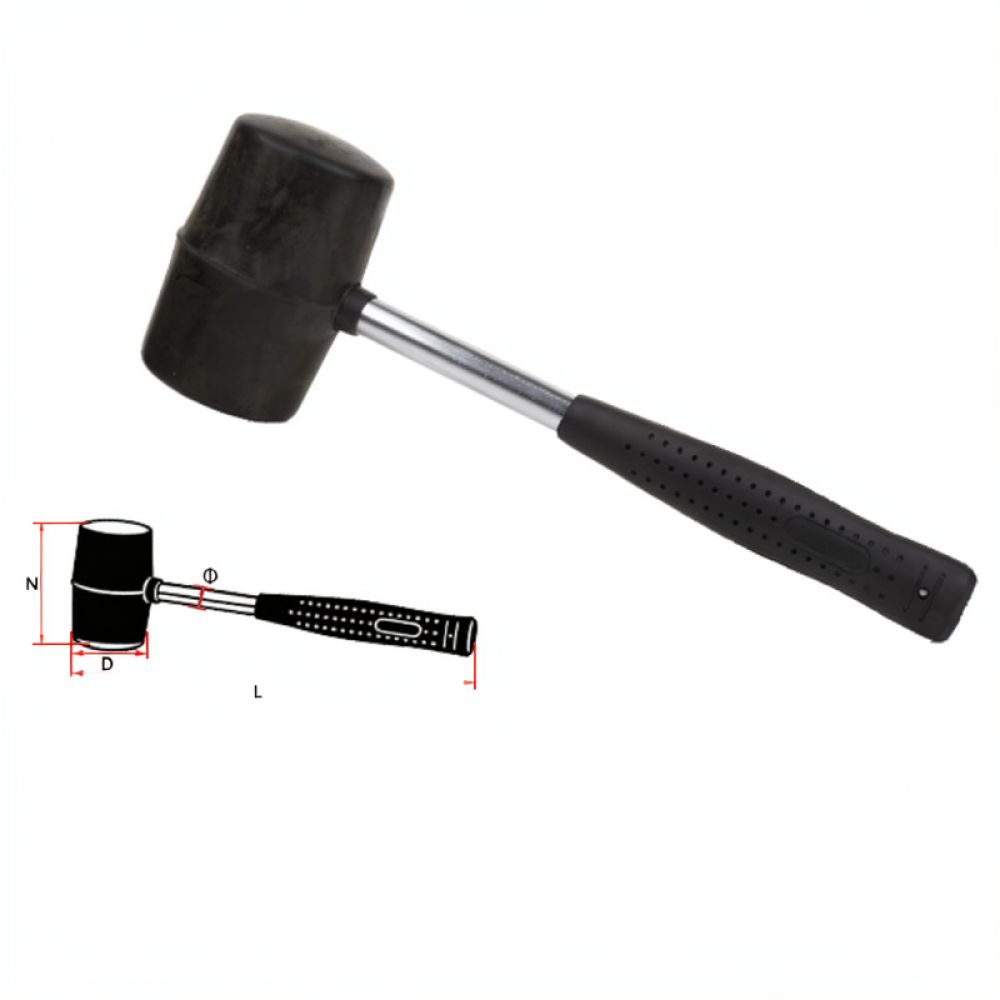 Ergonomic Rubber Mallet For Fu - Home Improvement Mark recension och pris