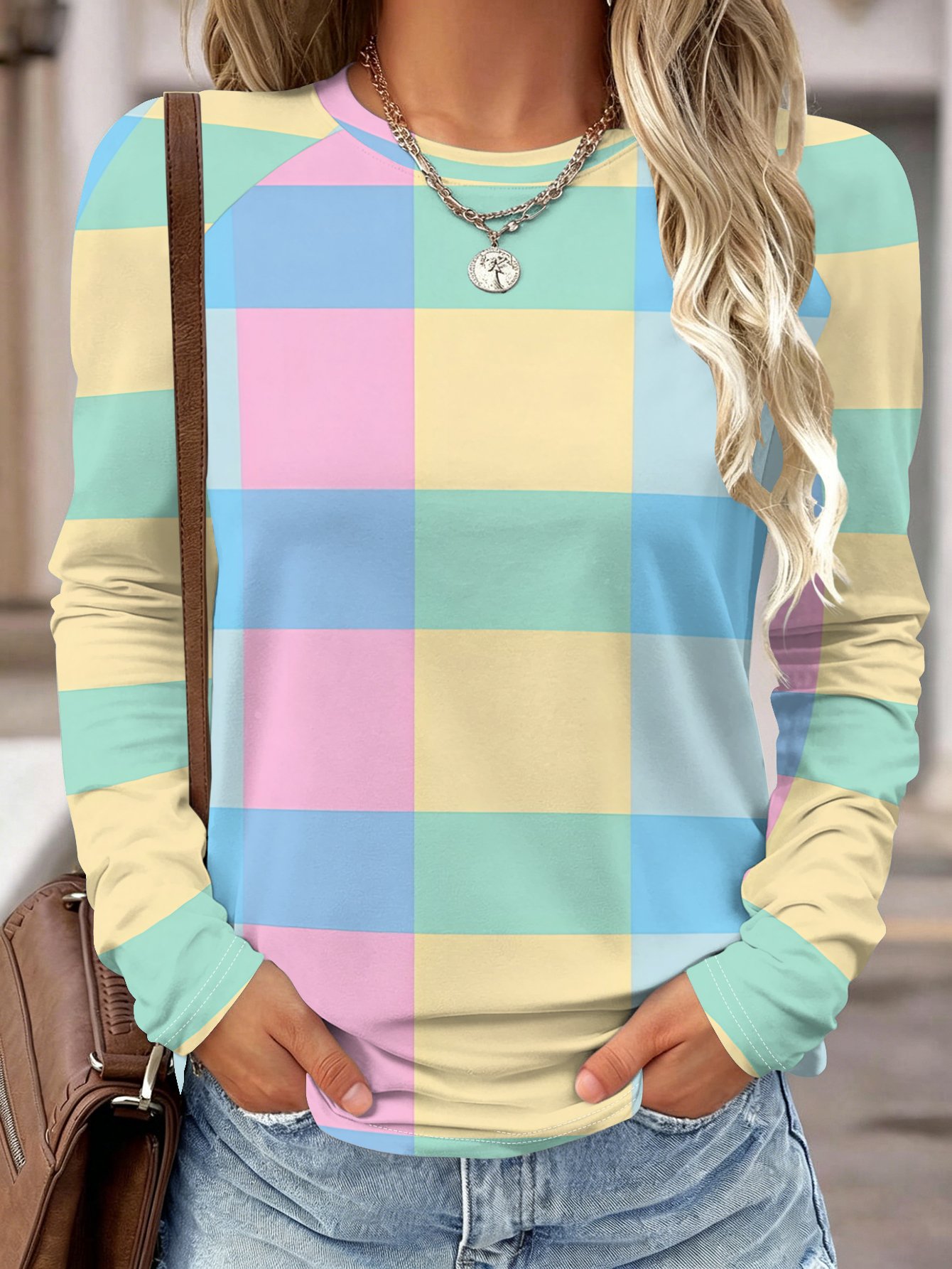 Women Long Sleeve Shirt Yellow - Wallpaper recension och pris