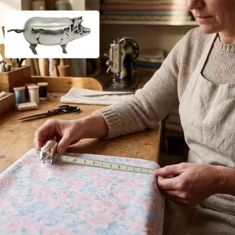 (Ce14)Antique Pig Mini Tape Me - Tape Measure recension och pris