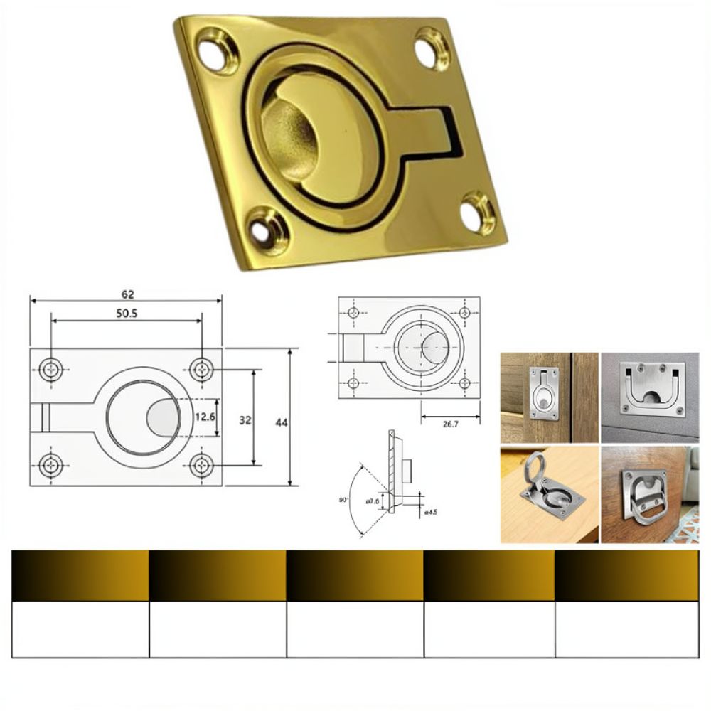 Stainless Steel 316 Flush Pull - Door Handle recension och pris