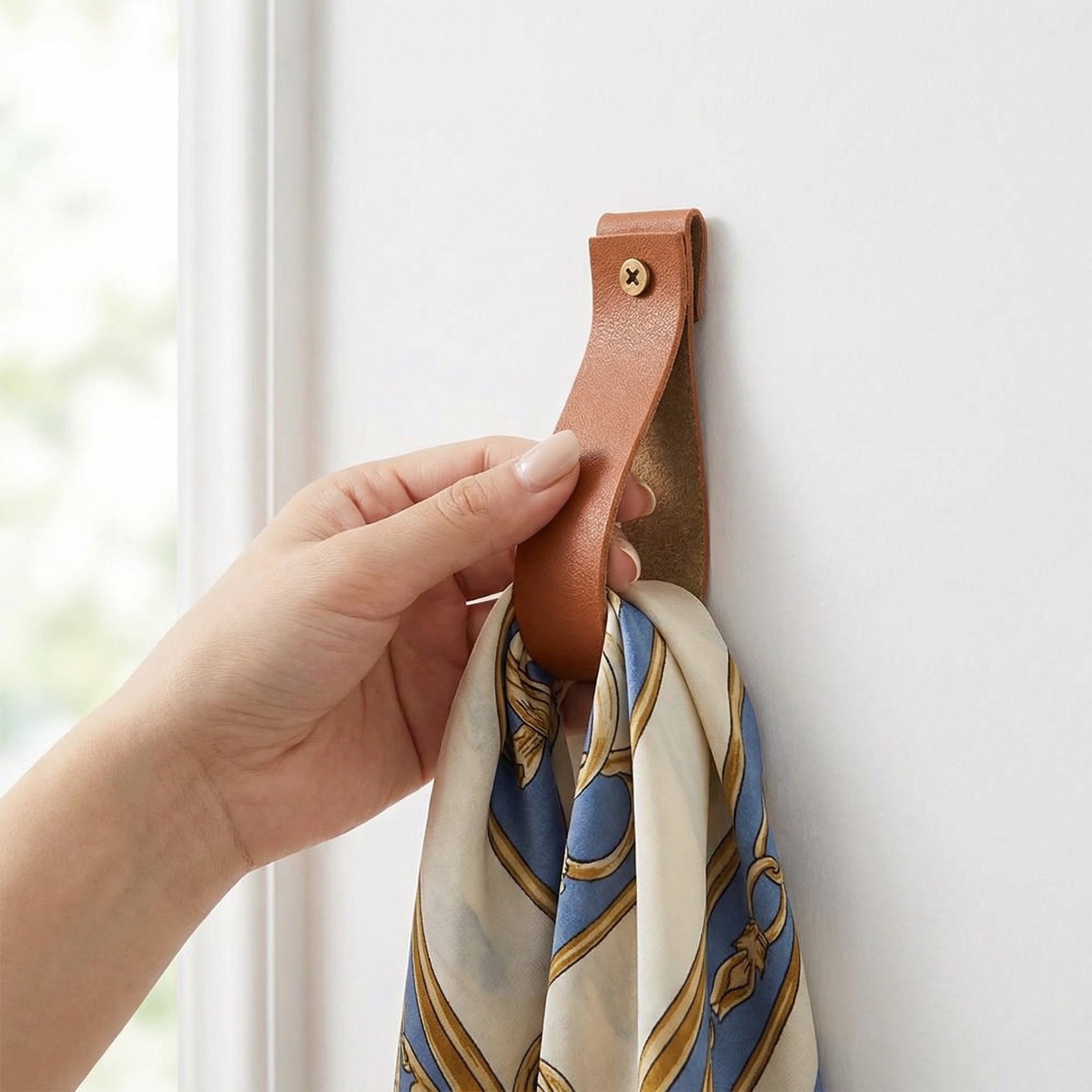 6Pcs PU Wall Hooks 4.7 Inch Mi - Curtain Rods recension och pris