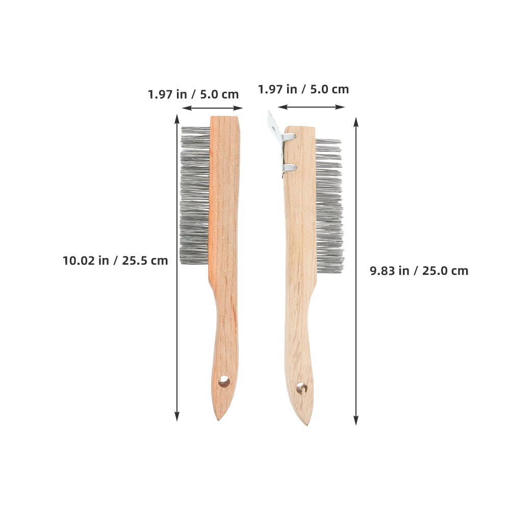2pcs Steel Wire Brush with Woo - Paint Brush recension och pris